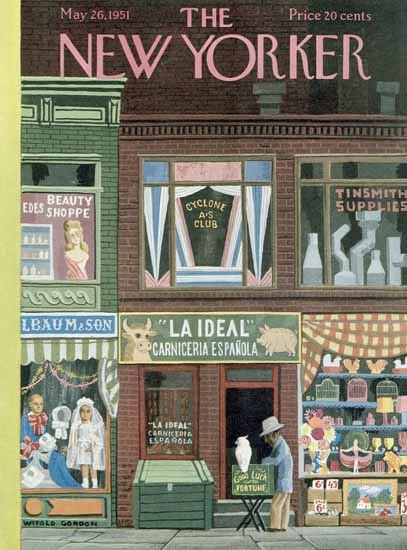 Witold Gordon The New Yorker 1951_05_26 Copyright | The New Yorker Graphic Art Covers 1946-1970