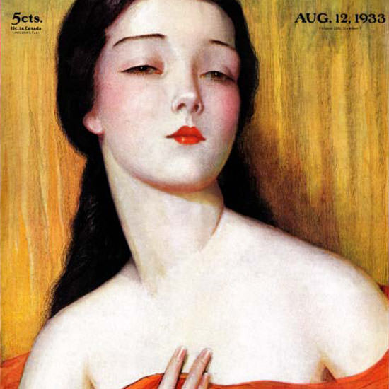 Wladyslaw Teodor Benda Saturday Eve Post 1933_08_12 Copyright crop | Best of Vintage Cover Art 1900-1970