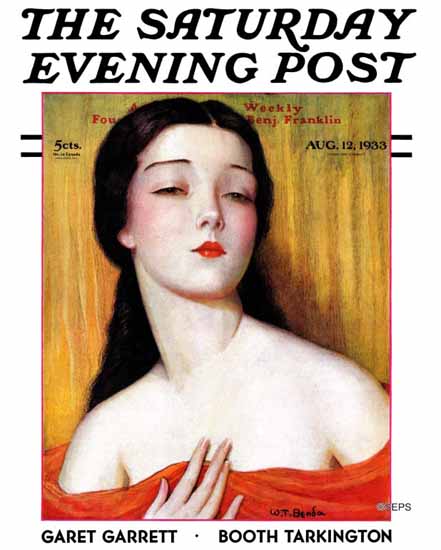 Wladyslaw Teodor Benda Saturday Evening Post 1933_08_12 | The Saturday Evening Post Graphic Art Covers 1931-1969