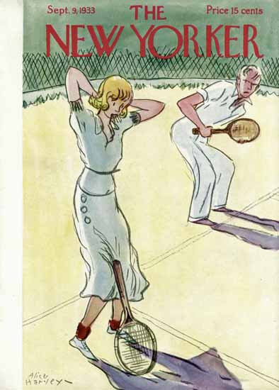 WomenArt Alice Harvey Cover The New Yorker 1933_09_09 Copyright | 69 Women Cover Artists and 826 Covers 1902-1970