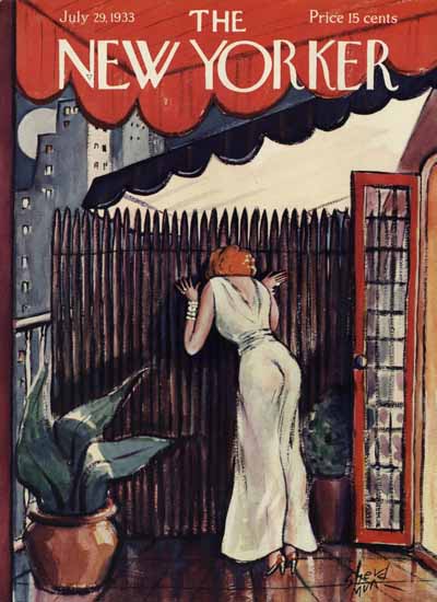 WomenArt Barbara Shermund The New Yorker 1933_07_29 Copyright | 69 Women Cover Artists and 826 Covers 1902-1970