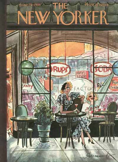 WomenArt Barbara Shermund The New Yorker 1935_06_29 Copyright | 69 Women Cover Artists and 826 Covers 1902-1970