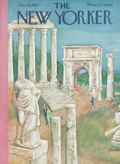 WomenArt Beatrice Szanton Cover The New Yorker 1962_07_28 Copyright | 69 Women Cover Artists and 826 Covers 1902-1970