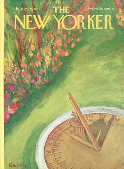 WomenArt Beatrice Szanton Cover The New Yorker 1967_07_29 Copyright | 69 Women Cover Artists and 826 Covers 1902-1970