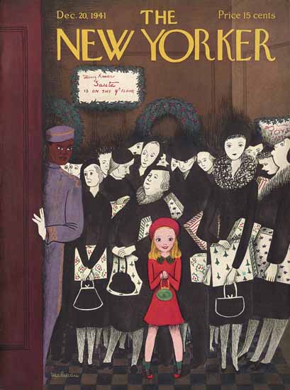 WomenArt Christina Malman Cover The New Yorker 1941_12_20 Copyright | 69 Women Cover Artists and 826 Covers 1902-1970