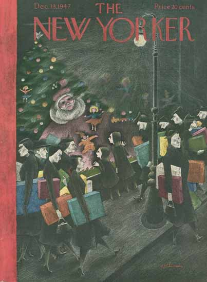 WomenArt Christina Malman Cover The New Yorker 1947_12_13 Copyright | 69 Women Cover Artists and 826 Covers 1902-1970