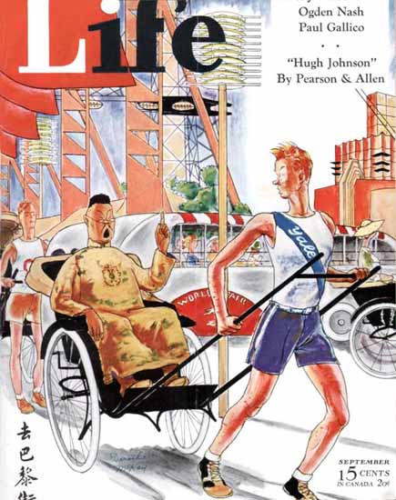 WomenArt Dorothy McKay Cover Life Magazine 1934-09 Copyright | 69 Women Cover Artists and 826 Covers 1902-1970