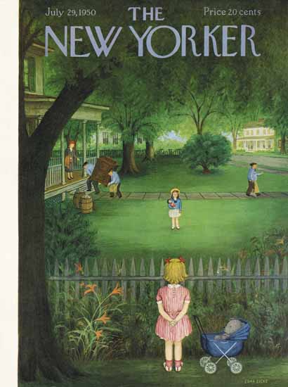 WomenArt Edna Eicke Cover The New Yorker 1950_07_29 Copyright | 69 Women Cover Artists and 826 Covers 1902-1970