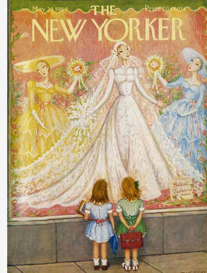 WomenArt Edna Eicke Cover The New Yorker 1954_05_29 Copyright | 69 Women Cover Artists and 826 Covers 1902-1970