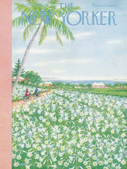 WomenArt Edna Eicke Cover The New Yorker 1957_04_20 Copyright | 69 Women Cover Artists and 826 Covers 1902-1970