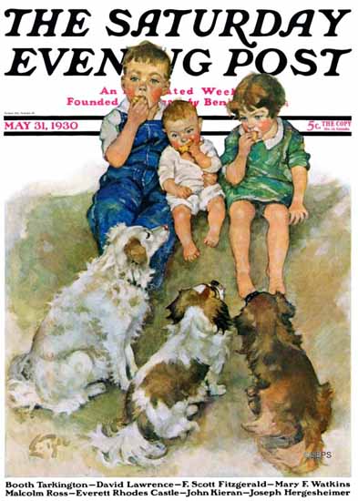 WomenArt Ellen Pyle Cover Saturday Evening Post 1930_05_31 | 69 Women Cover Artists and 826 Covers 1902-1970