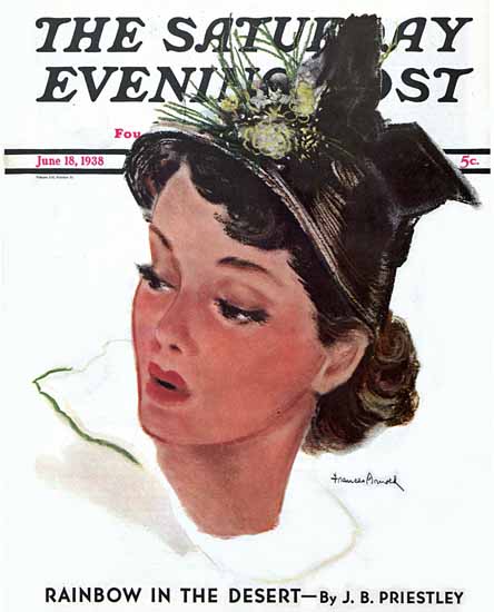 WomenArt Frances Arnold Saturday Evening Post Cover Art 1938_06_18 | 69 Women Cover Artists and 826 Covers 1902-1970