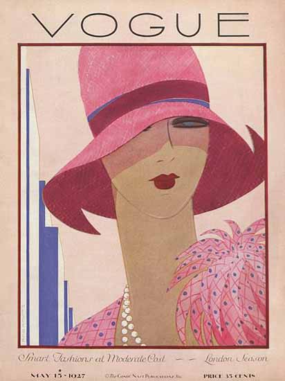 WomenArt Harriet Meserole Vogue Cover 1927-05-15 Copyright | 69 Women Cover Artists and 826 Covers 1902-1970