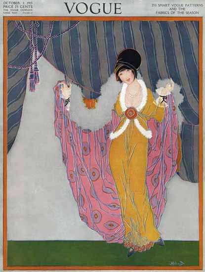 WomenArt Helen Dryden Vogue Cover 1913-10-01 Copyright | 69 Women Cover Artists and 826 Covers 1902-1970