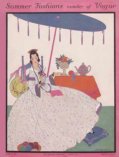 WomenArt Helen Dryden Vogue Cover 1915-06-01 Copyright | 69 Women Cover Artists and 826 Covers 1902-1970