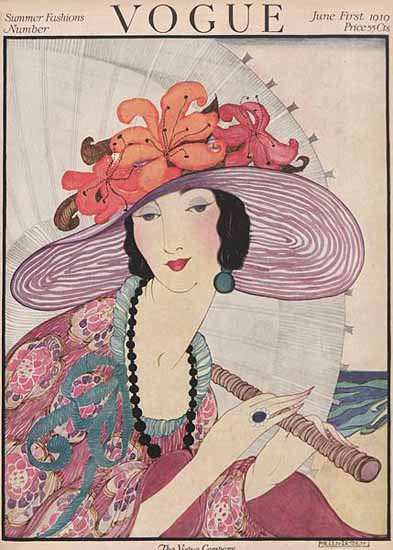 WomenArt Helen Dryden Vogue Cover 1919-06-01 Copyright | 69 Women Cover Artists and 826 Covers 1902-1970