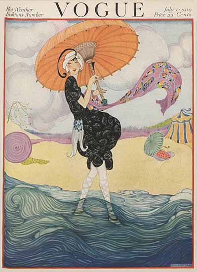 WomenArt Helen Dryden Vogue Cover 1919-07-01 Copyright | 69 Women Cover Artists and 826 Covers 1902-1970