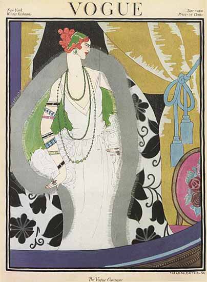 WomenArt Helen Dryden Vogue Cover 1921-11-01 Copyright | 69 Women Cover Artists and 826 Covers 1902-1970