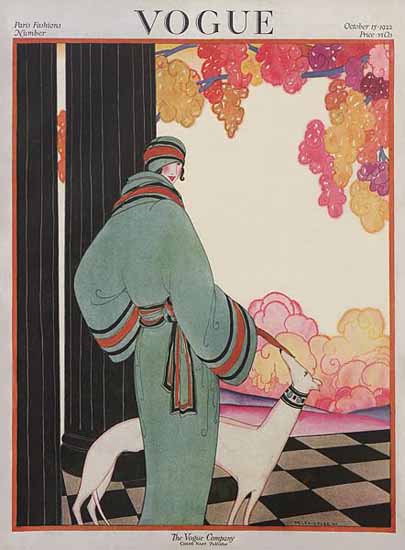 WomenArt Helen Dryden Vogue Cover 1922-10-15 Copyright | 69 Women Cover Artists and 826 Covers 1902-1970