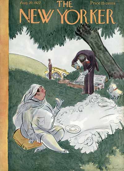 WomenArt Helen E Hokinson The New Yorker 1927_08_20 Copyright | 69 Women Cover Artists and 826 Covers 1902-1970