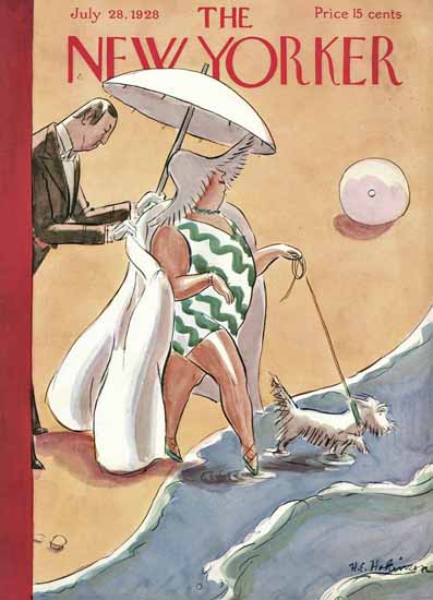 WomenArt Helen E Hokinson The New Yorker 1928_07_28 Copyright | 69 Women Cover Artists and 826 Covers 1902-1970