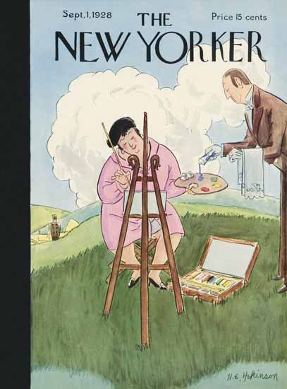 WomenArt Helen E Hokinson The New Yorker 1928_09_01 Copyright | 69 Women Cover Artists and 826 Covers 1902-1970