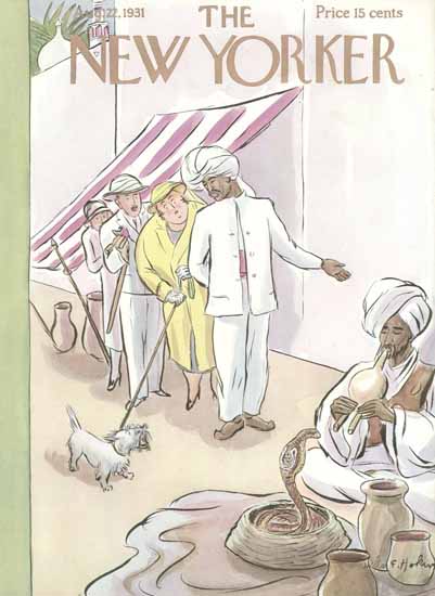 WomenArt Helen E Hokinson The New Yorker 1931_08_22 Copyright | 69 Women Cover Artists and 826 Covers 1902-1970