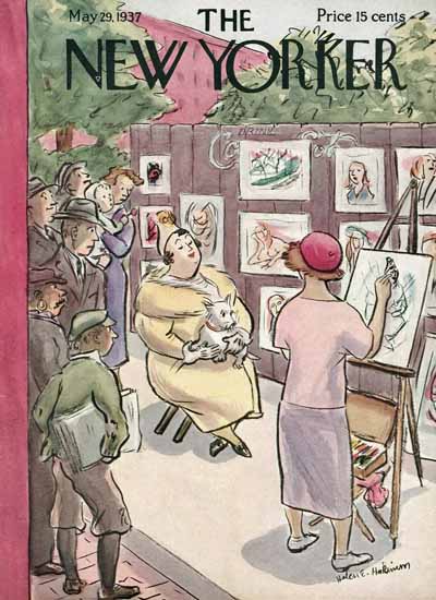 WomenArt Helen E Hokinson The New Yorker 1937_05_29 Copyright | 69 Women Cover Artists and 826 Covers 1902-1970