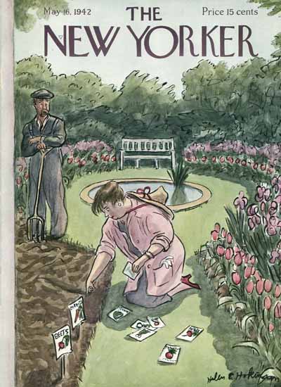 WomenArt Helen E Hokinson The New Yorker 1942_05_16 Copyright | 69 Women Cover Artists and 826 Covers 1902-1970