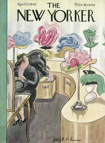 WomenArt Helen E Hokinson The New Yorker 1948_04_17 Copyright | 69 Women Cover Artists and 826 Covers 1902-1970