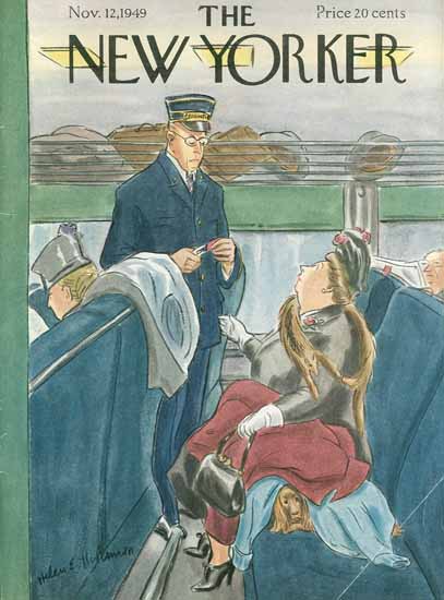 WomenArt Helen E Hokinson The New Yorker 1949_11_12 Copyright | 69 Women Cover Artists and 826 Covers 1902-1970