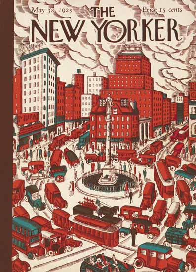 WomenArt Ilonka Karasz Cover The New Yorker 1925_05_30 Copyright | 69 Women Cover Artists and 826 Covers 1902-1970