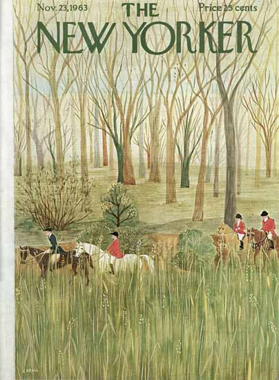 WomenArt Ilonka Karasz Cover The New Yorker 1963_11_23 Copyright | 69 Women Cover Artists and 826 Covers 1902-1970