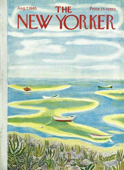 WomenArt Ilonka Karasz Cover The New Yorker 1965_08_07 Copyright | 69 Women Cover Artists and 826 Covers 1902-1970