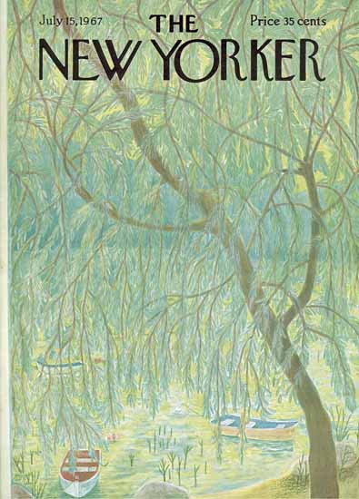 WomenArt Ilonka Karasz Cover The New Yorker 1967_07_15 Copyright | 69 Women Cover Artists and 826 Covers 1902-1970