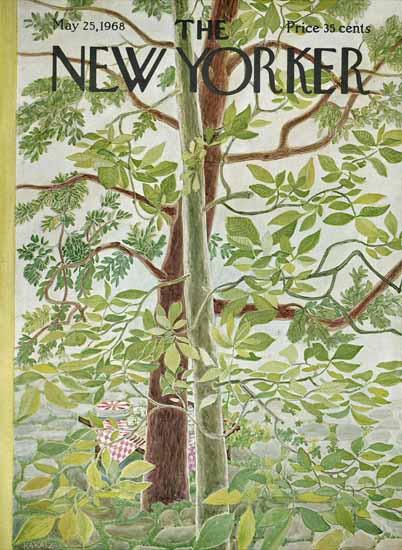 WomenArt Ilonka Karasz Cover The New Yorker 1968_05_25 Copyright | 69 Women Cover Artists and 826 Covers 1902-1970