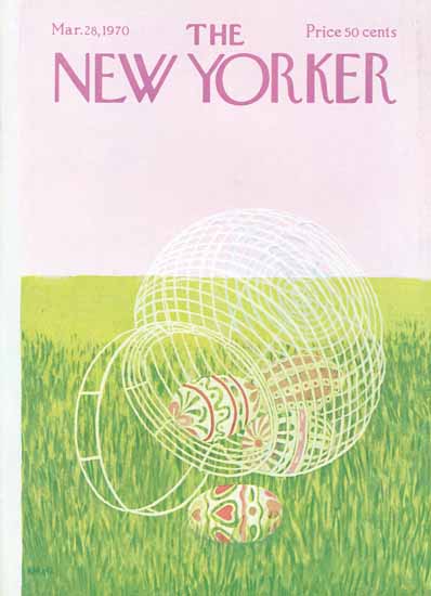 WomenArt Ilonka Karasz Cover The New Yorker 1970_03_28 Copyright | 69 Women Cover Artists and 826 Covers 1902-1970