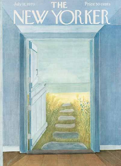 WomenArt Ilonka Karasz Cover The New Yorker 1970_07_11 Copyright | 69 Women Cover Artists and 826 Covers 1902-1970