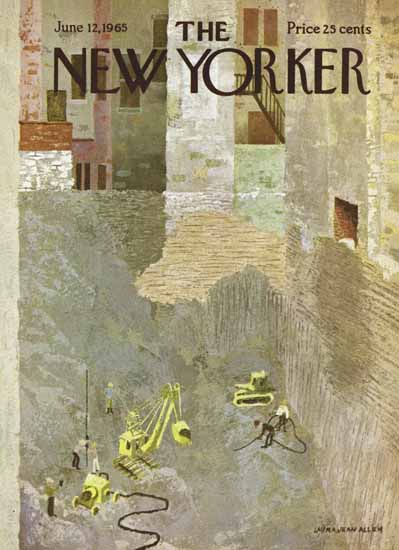 WomenArt Laura Jean Allen Cover The New Yorker 1965_06_12 Copyright | 69 Women Cover Artists and 826 Covers 1902-1970