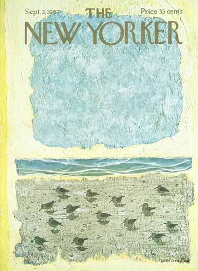 WomenArt Laura Jean Allen Cover The New Yorker 1967_09_02 Copyright | 69 Women Cover Artists and 826 Covers 1902-1970