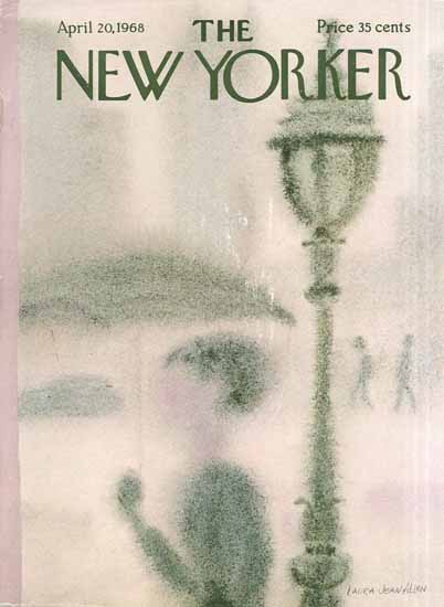 WomenArt Laura Jean Allen Cover The New Yorker 1968_04_20 Copyright | 69 Women Cover Artists and 826 Covers 1902-1970