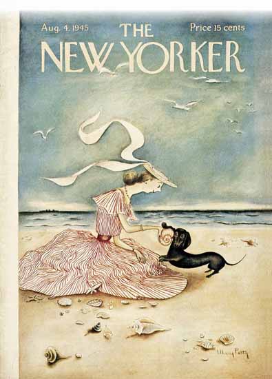 WomenArt Mary Petty Cover The New Yorker 1945_08_04 Copyright | 69 Women Cover Artists and 826 Covers 1902-1970