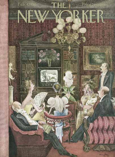 WomenArt Mary Petty Cover The New Yorker 1950_02_04 Copyright | 69 Women Cover Artists and 826 Covers 1902-1970