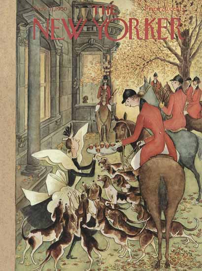 WomenArt Mary Petty Cover The New Yorker 1950_11_11 Copyright | 69 Women Cover Artists and 826 Covers 1902-1970