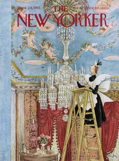 WomenArt Mary Petty Cover The New Yorker 1955_09_24 Copyright | 69 Women Cover Artists and 826 Covers 1902-1970