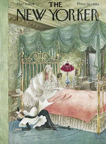 WomenArt Mary Petty Cover The New Yorker 1956_03_03 Copyright | 69 Women Cover Artists and 826 Covers 1902-1970