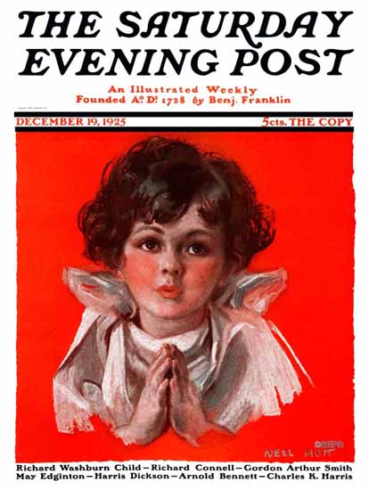 WomenArt Nell Hott Saturday Evening Post Cover 1925_12_19 | 69 Women Cover Artists and 826 Covers 1902-1970