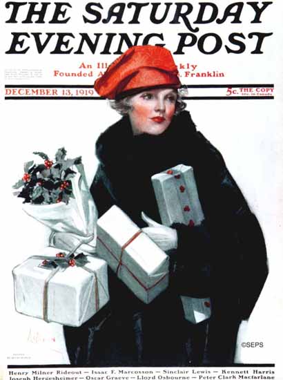 WomenArt Neysa McMein Cover Saturday Evening Post 1919_12_13 | 69 Women Cover Artists and 826 Covers 1902-1970