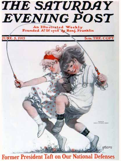 WomenArt Sarah Stilwell-Weber Cover Saturday Evening Post 1915_06_05 | 69 Women Cover Artists and 826 Covers 1902-1970