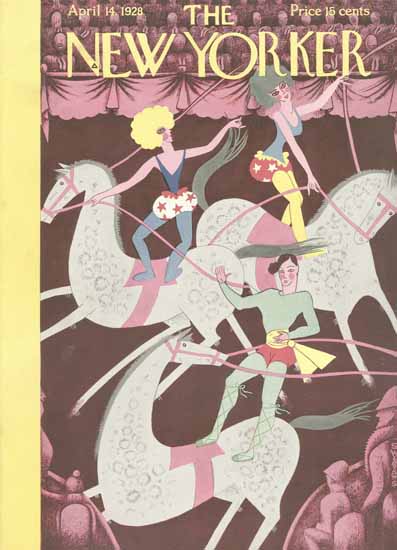 WomenArt Sue Williams Cover The New Yorker 1928_04_14 Copyright | 69 Women Cover Artists and 826 Covers 1902-1970